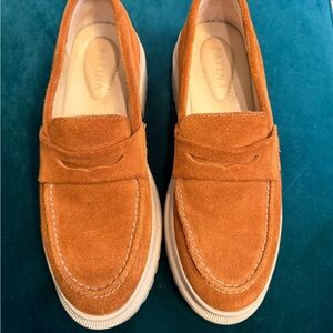 Portland leather Patina suede lug loafer